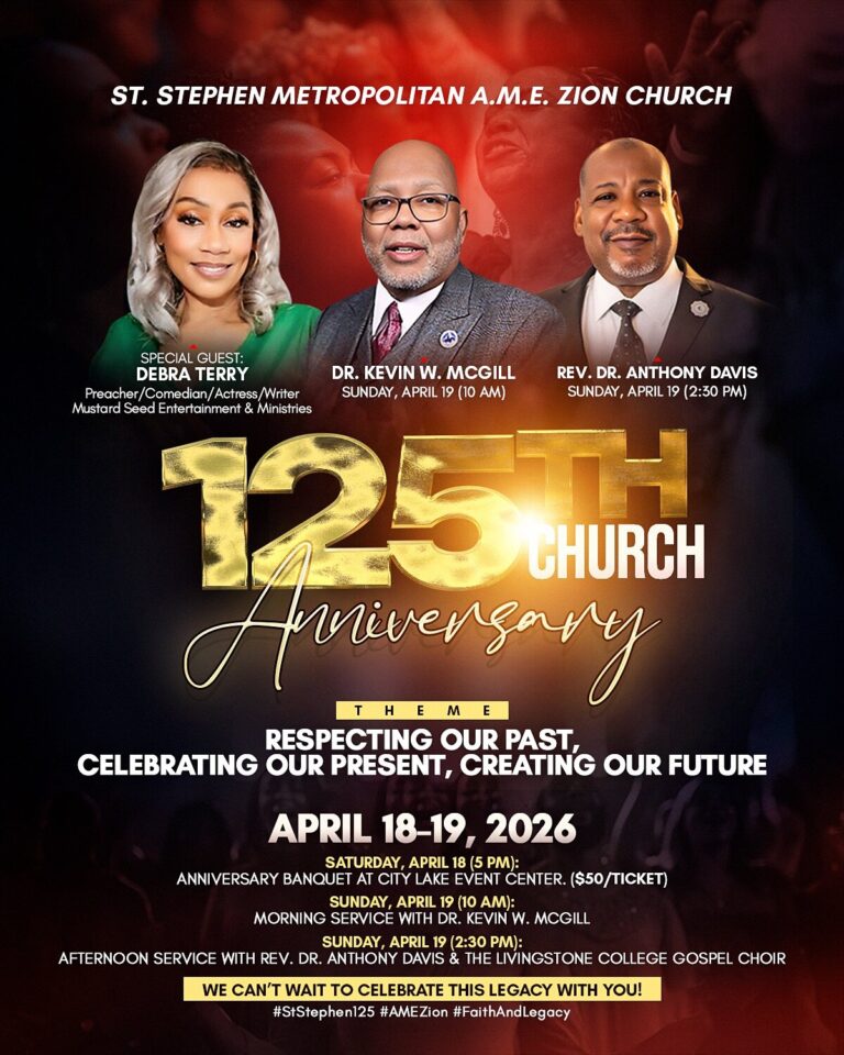 St. Stephen Metropolitan AME Zion Church – 125th Anniversary Celebrations